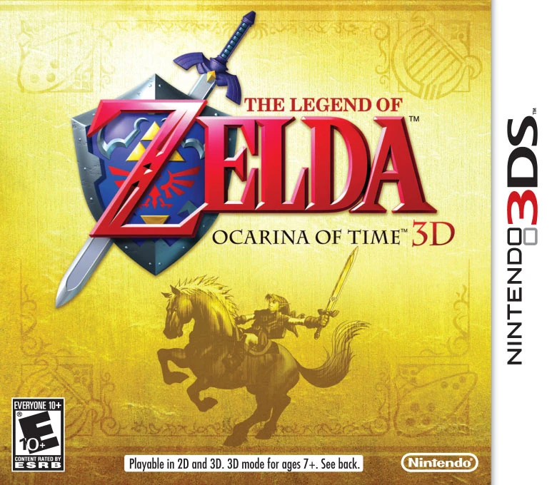 غلاف غلاف لعبة The Legend of Zelda: Ocarina of Time 3D